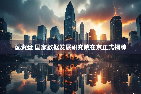 配资盘 国家数据发展研究院在京正式揭牌